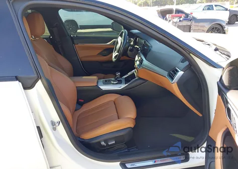 2022 BMW 430I Gran Coupe z USA, uszkodzony, nr VIN WBA63AV07NFM36846